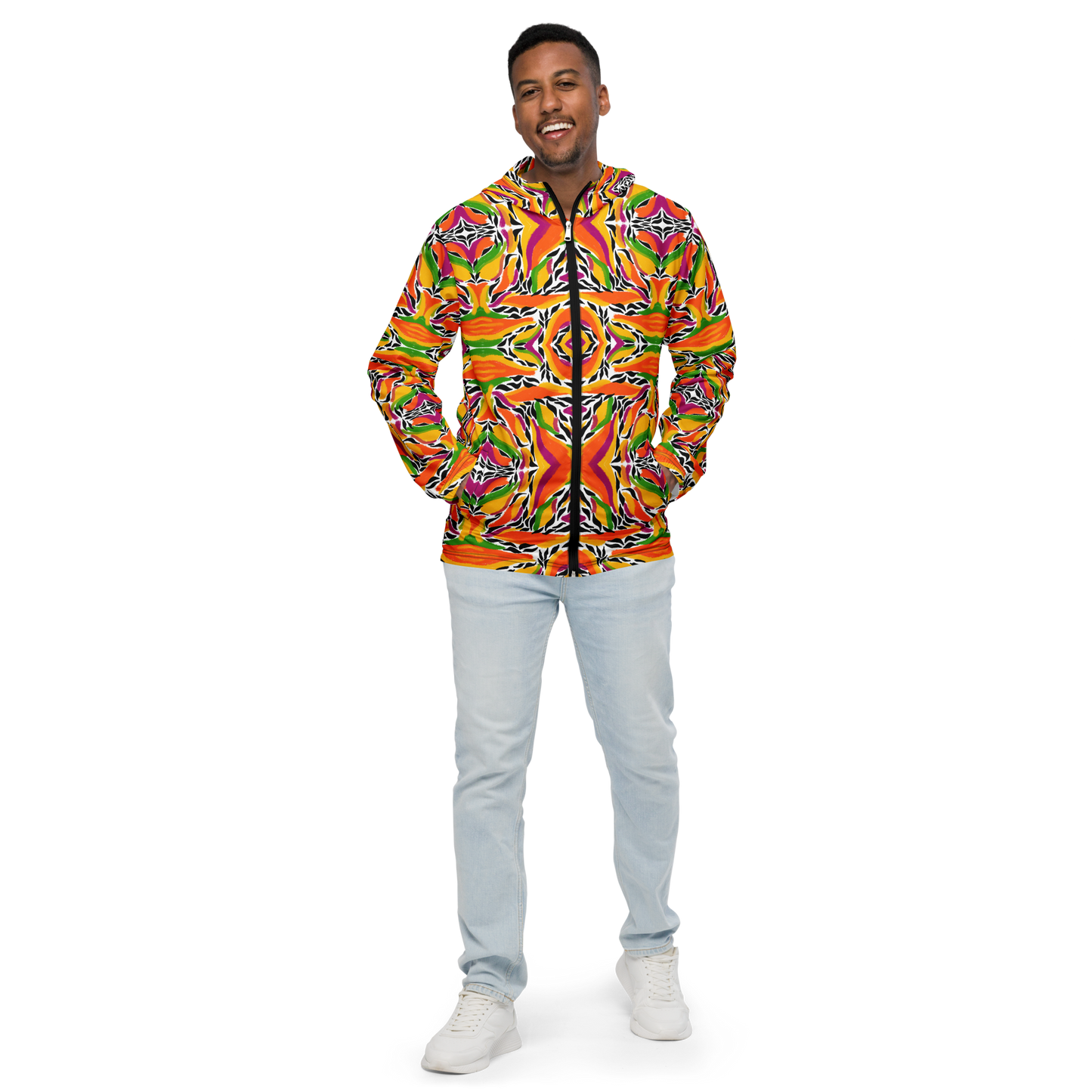 Unisex windbreaker (Mango Mosaic)