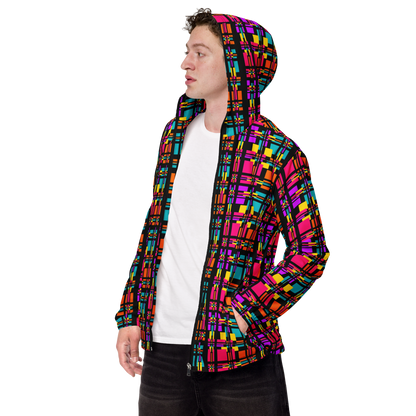 Unisex windbreaker (Rainbow Plaid)