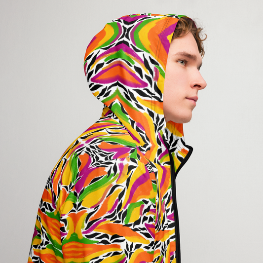 Unisex windbreaker (Mango Mosaic)