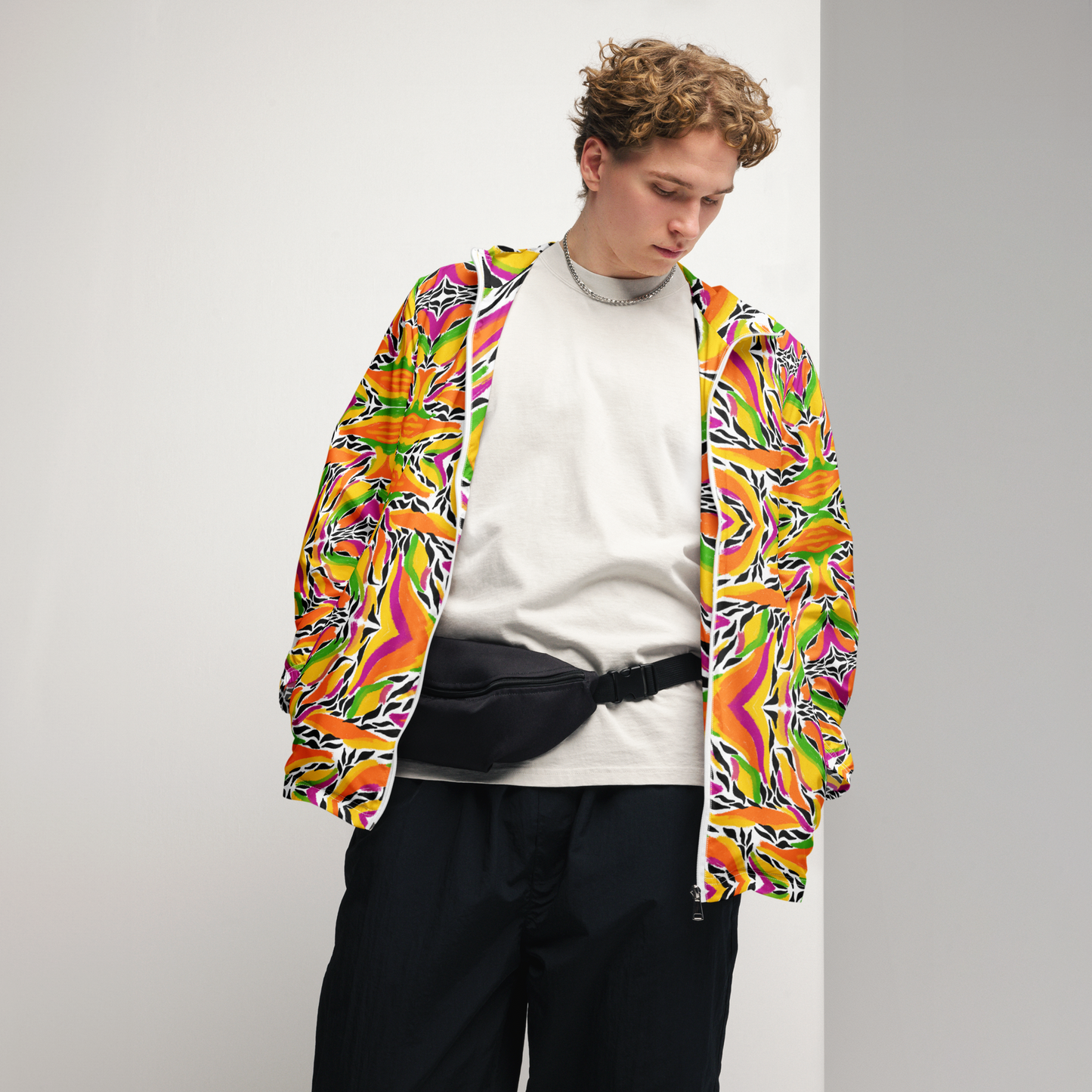 Unisex windbreaker (Mango Mosaic)