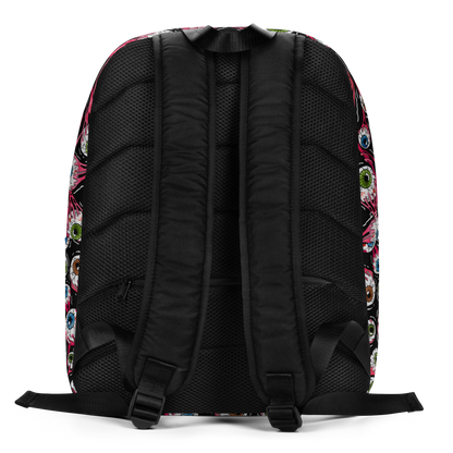 Minimalist Backpack (Eyeballs|Black)