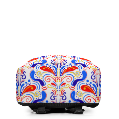 Minimalist Backpack (Talavera-inspired|White)