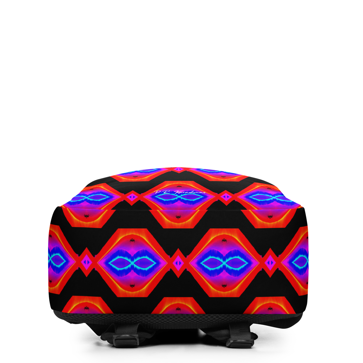 Minimalist Backpack (Neon Honeycomb)