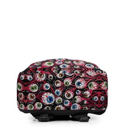 Minimalist Backpack (Eyeballs|Black)