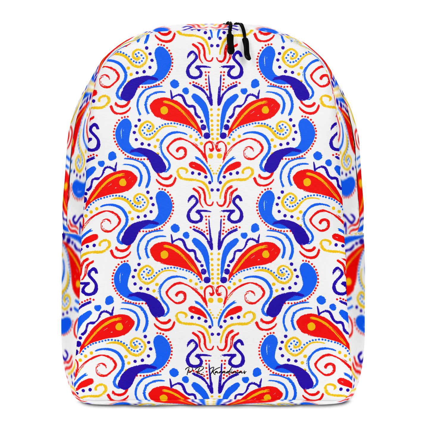 Minimalist Backpack (Talavera-inspired|White)