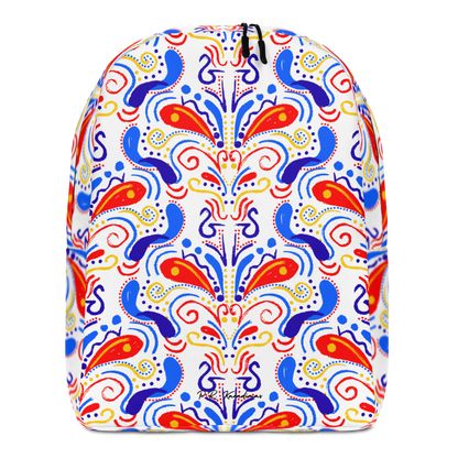 Minimalist Backpack (Talavera-inspired|White)