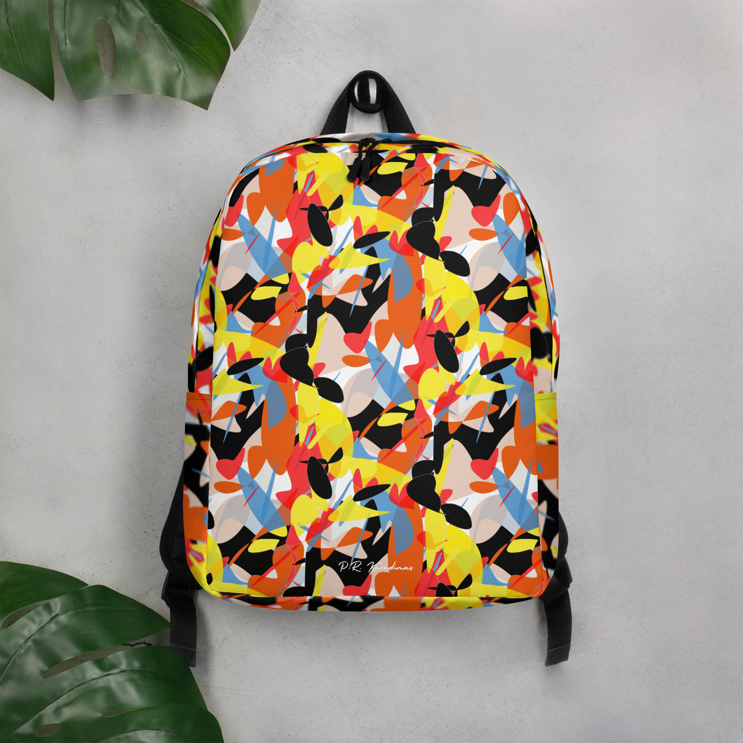 Minimalist Backpack (Abstract Ovals)