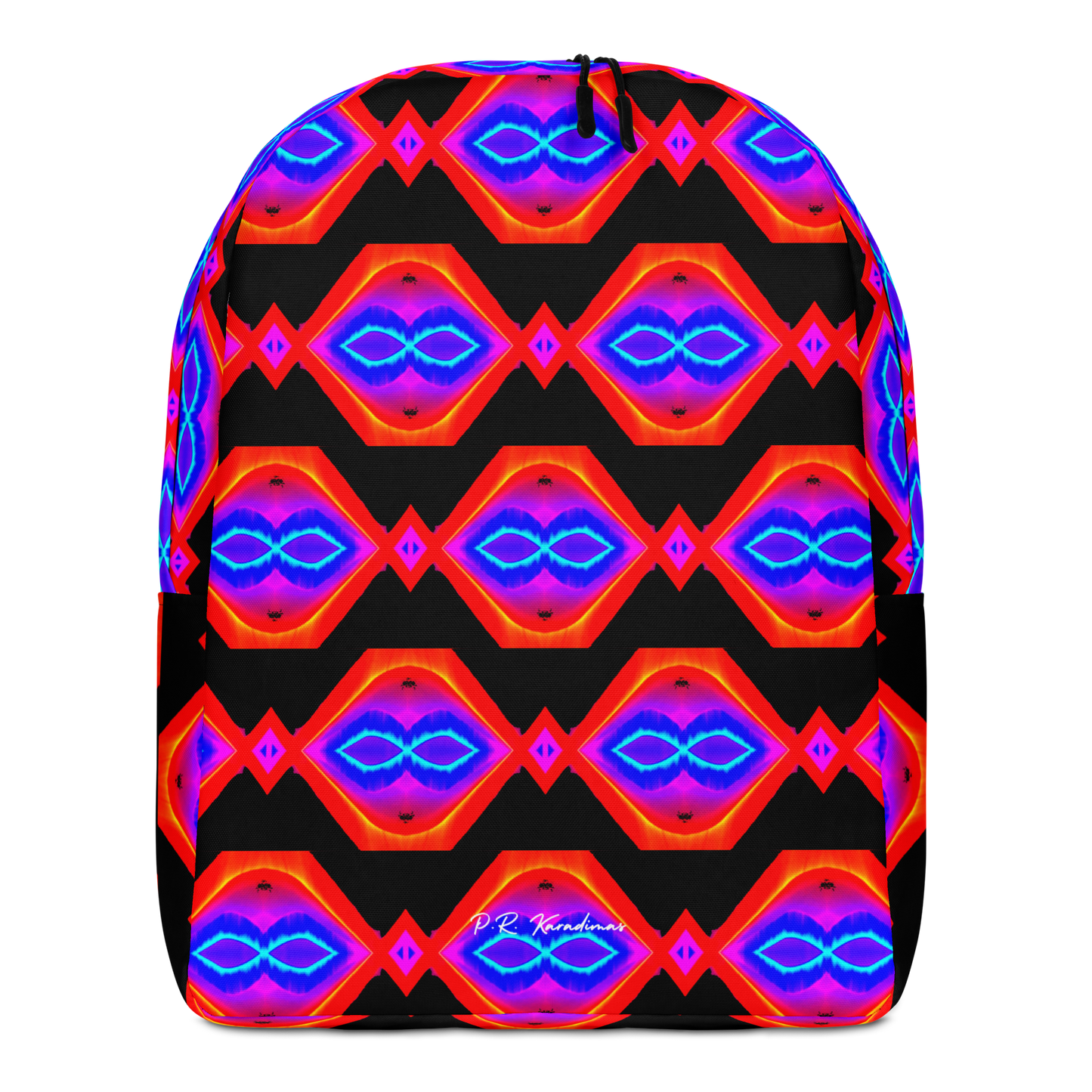 Minimalist Backpack (Neon Honeycomb)