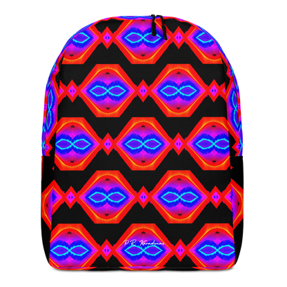 Minimalist Backpack (Neon Honeycomb)