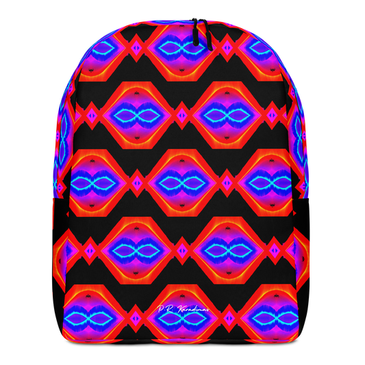 Minimalist Backpack (Neon Honeycomb)