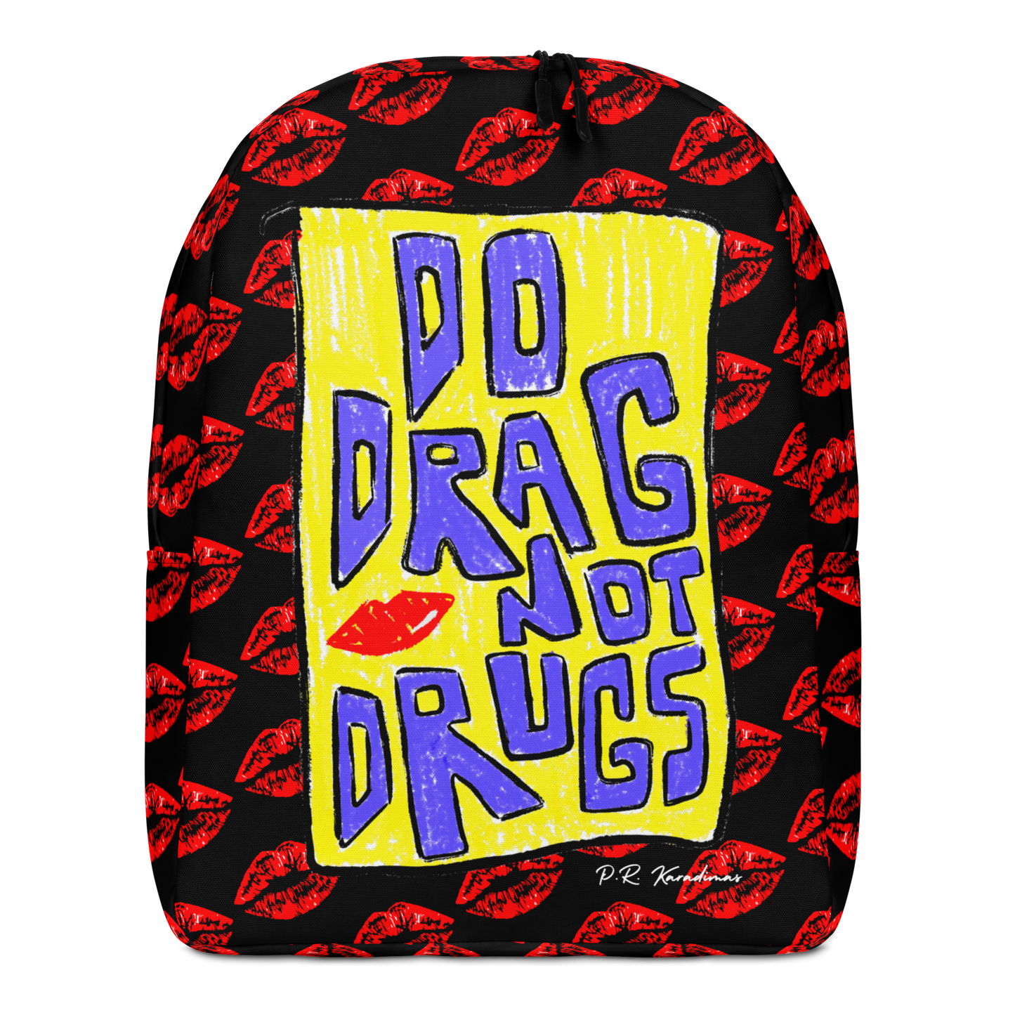 Minimalist Backpack (Do Drag Not Drugs)