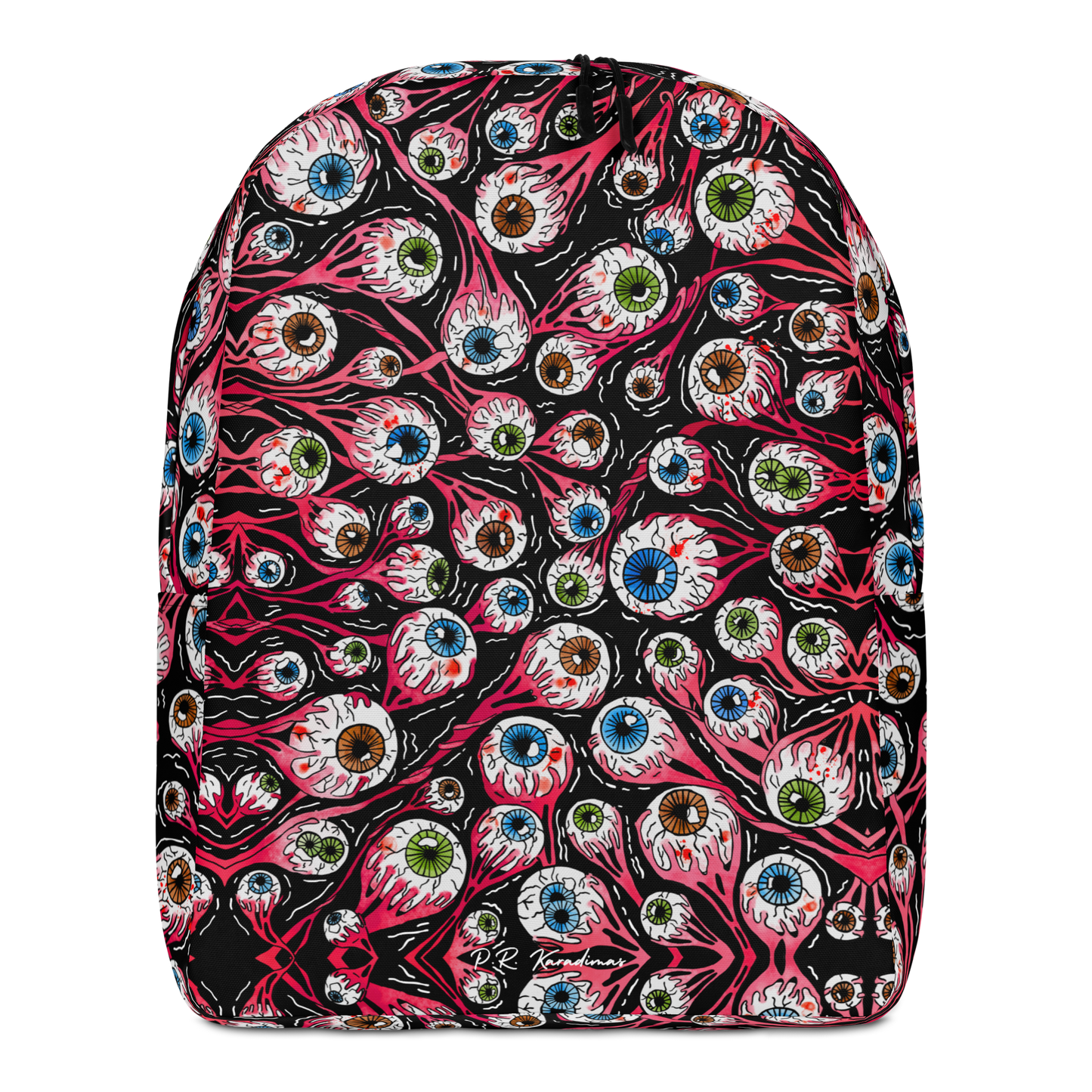 Minimalist Backpack (Eyeballs|Black)