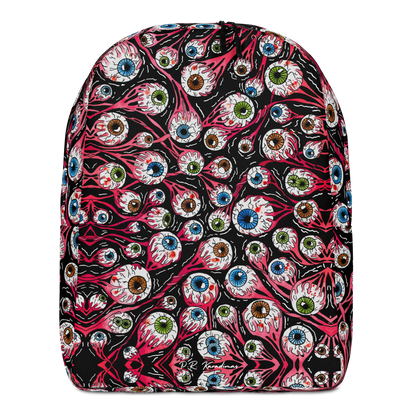 Minimalist Backpack (Eyeballs|Black)