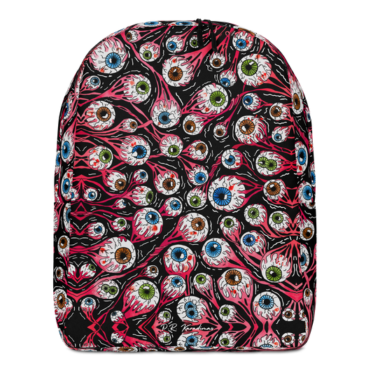 Minimalist Backpack (Eyeballs|Black)