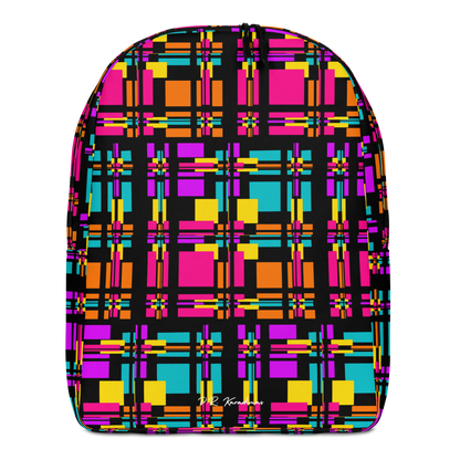 Minimalist Backpack (Rainbow Plaid)