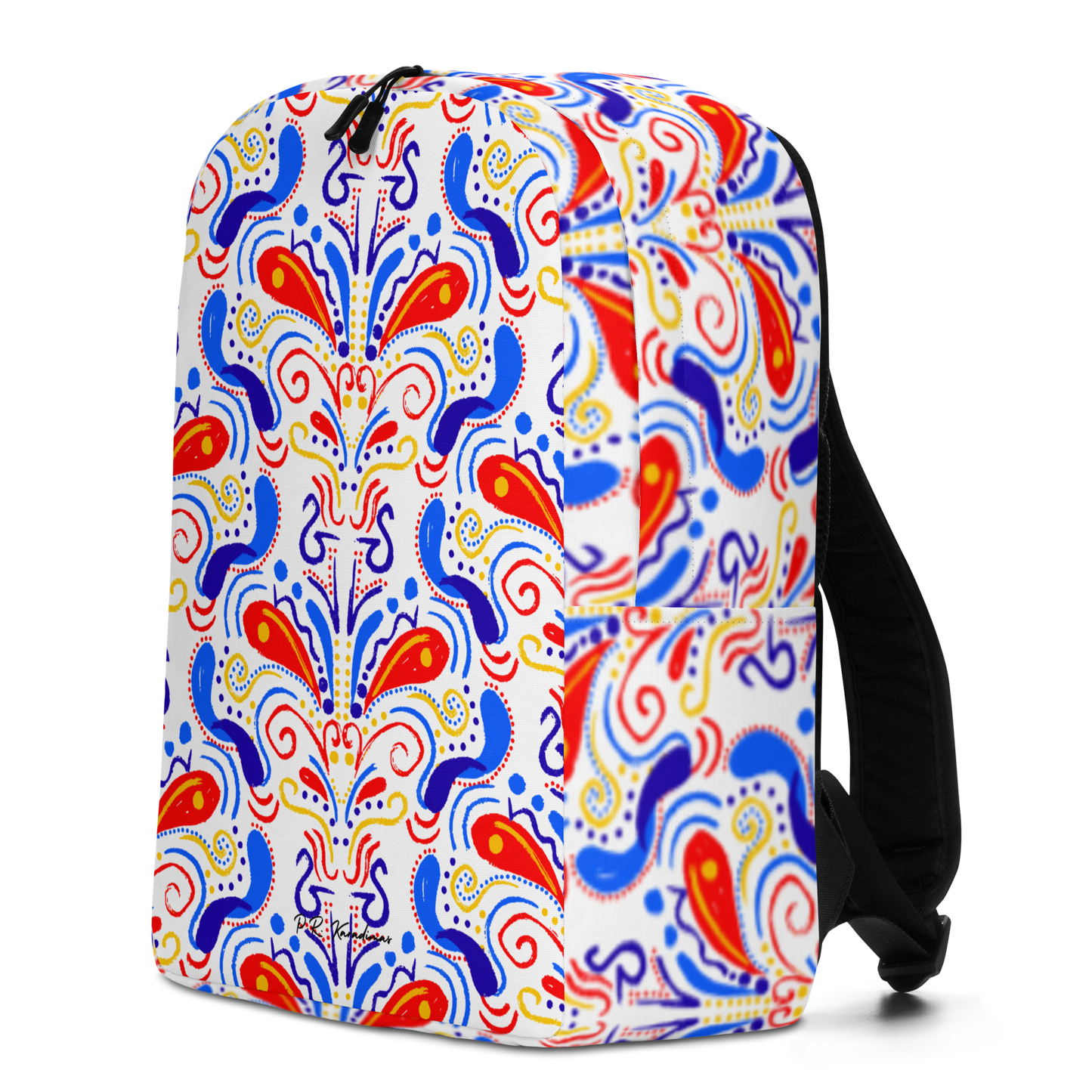 Minimalist Backpack (Talavera-inspired|White)