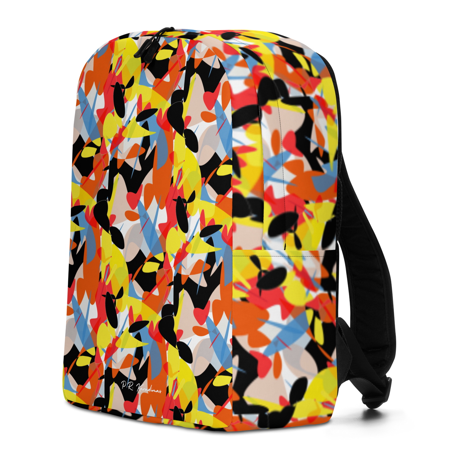 Minimalist Backpack (Abstract Ovals)