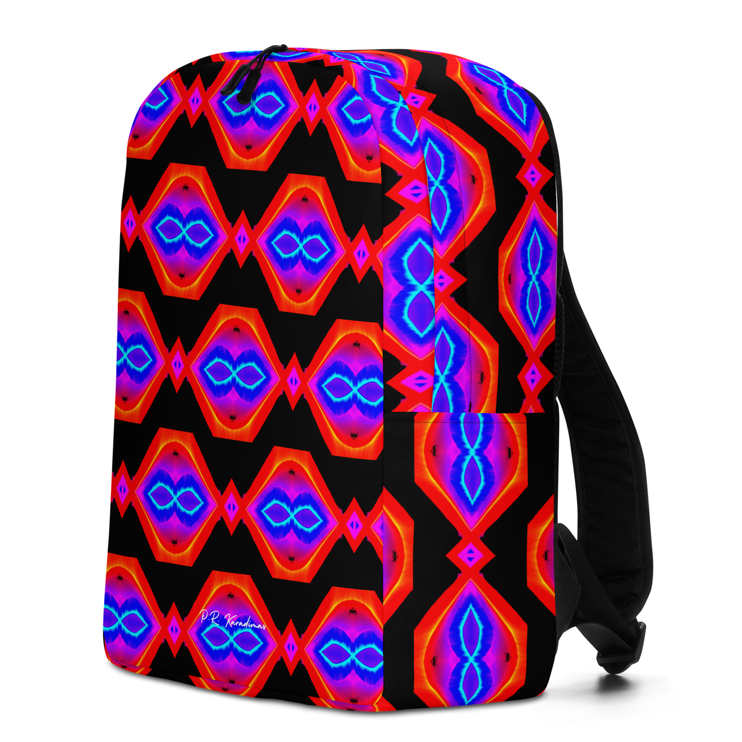 Minimalist Backpack (Neon Honeycomb)