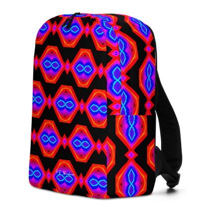 Minimalist Backpack (Neon Honeycomb)