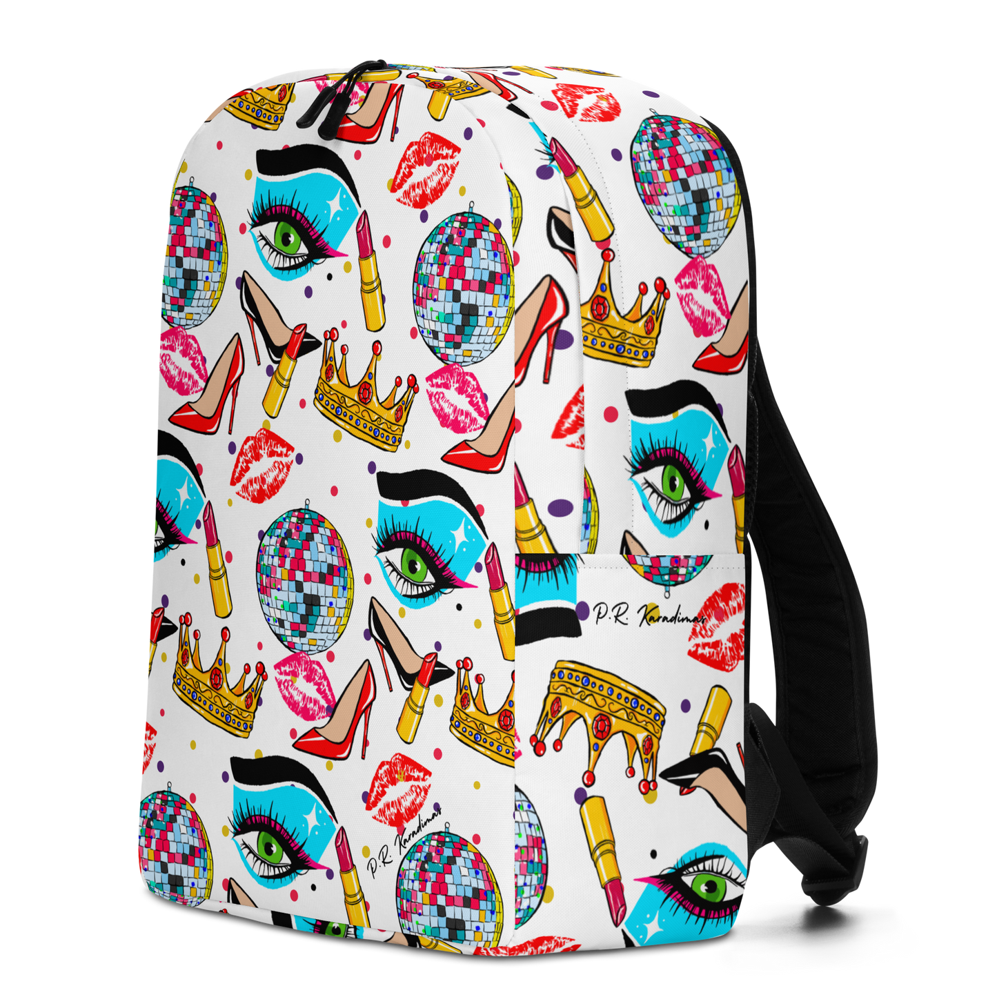 Minimalist Backpack (Drag|Polka Dots)