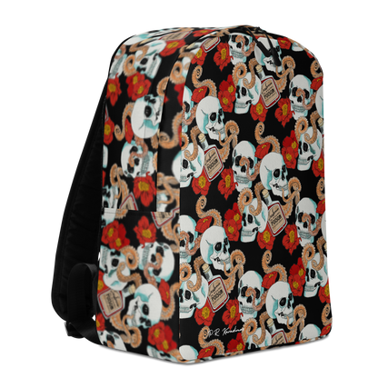 Minimalist Backpack (Poppies)