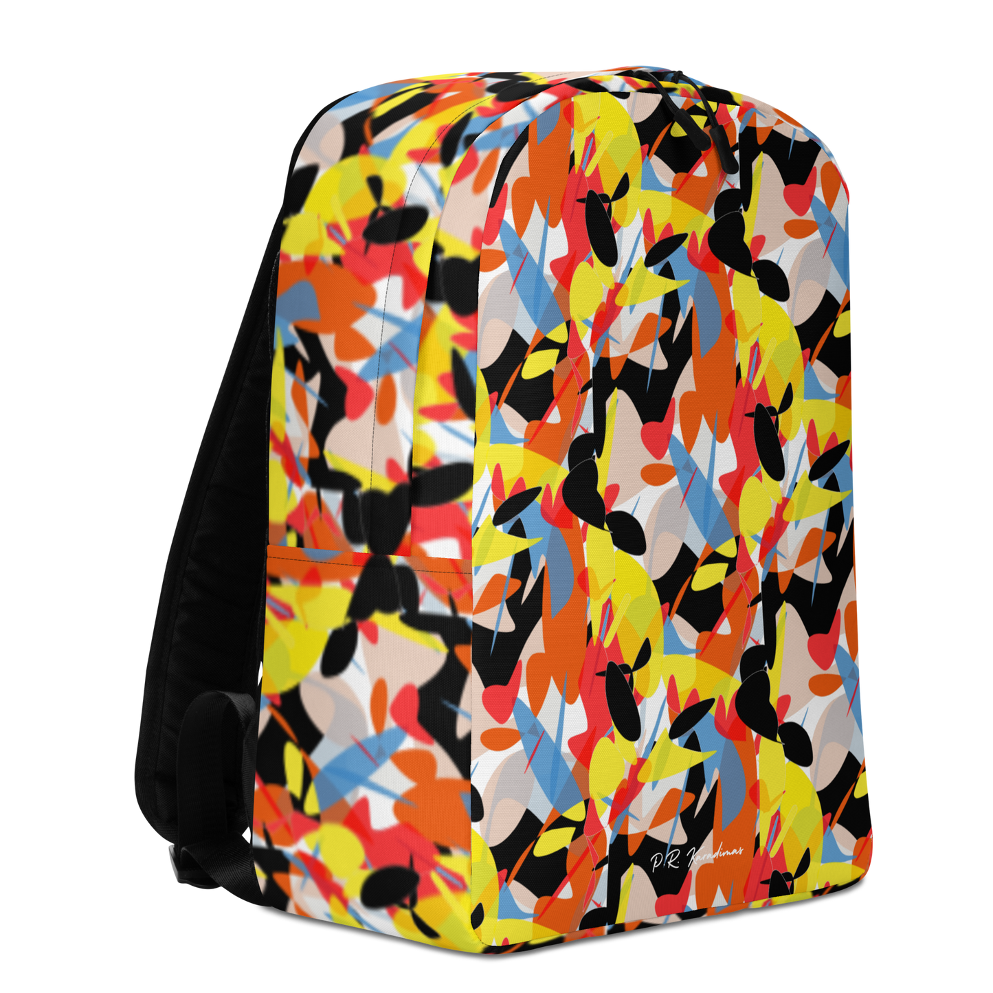 Minimalist Backpack (Abstract Ovals)