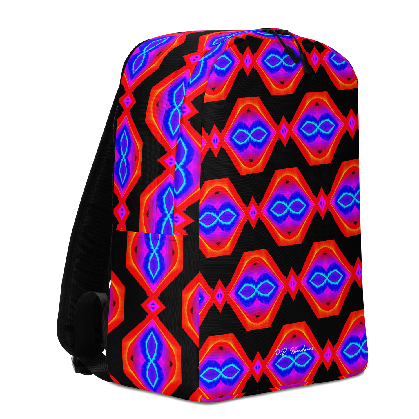 Minimalist Backpack (Neon Honeycomb)