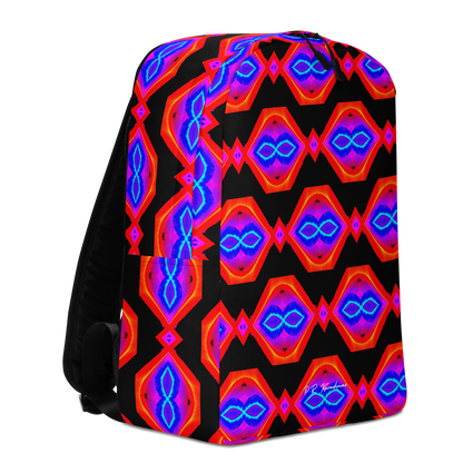 Minimalist Backpack (Neon Honeycomb)