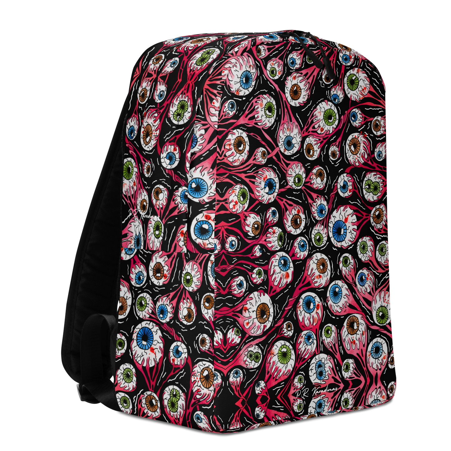 Minimalist Backpack (Eyeballs|Black)