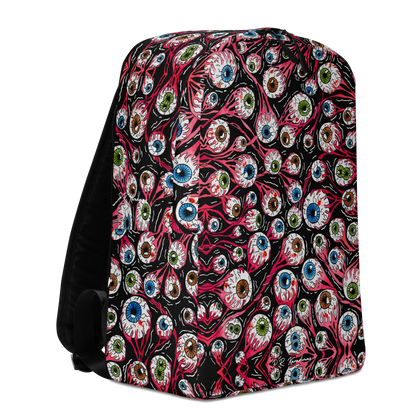 Minimalist Backpack (Eyeballs|Black)