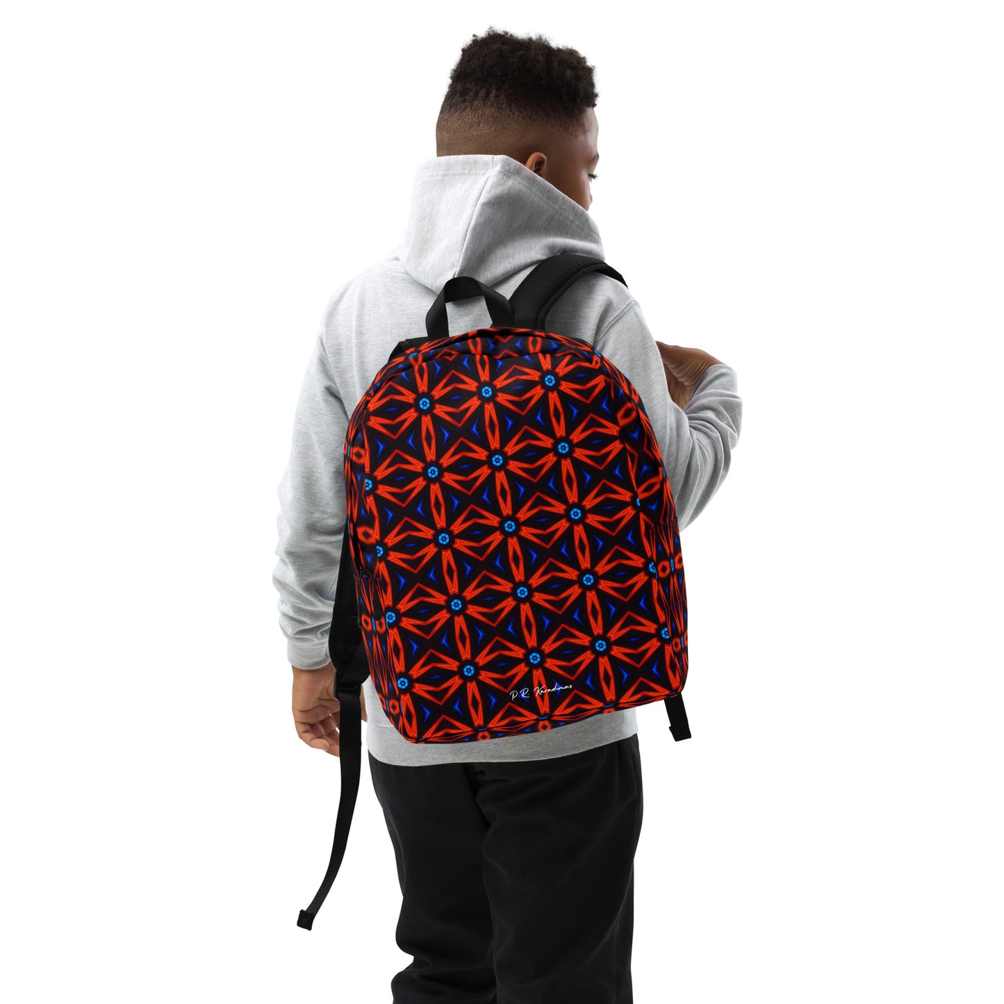 Minimalist Backpack (Red Star)