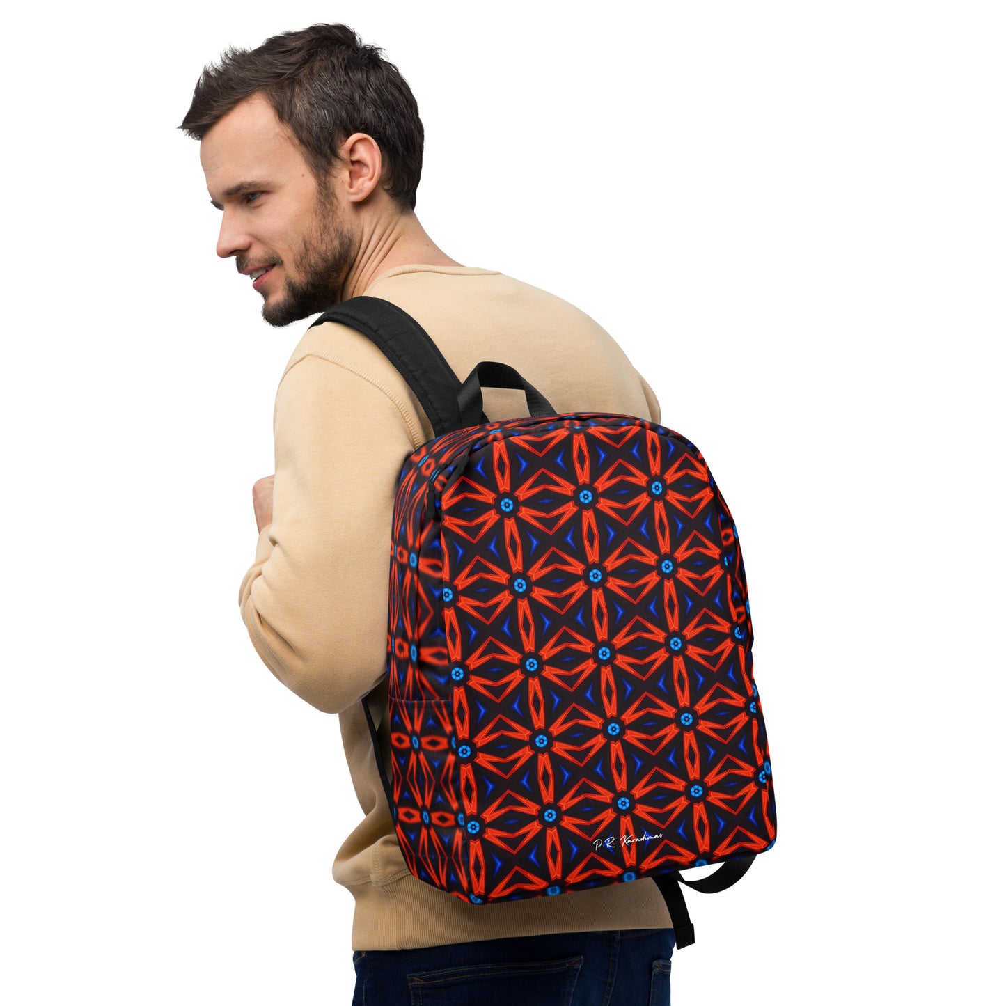 Minimalist Backpack (Red Star)