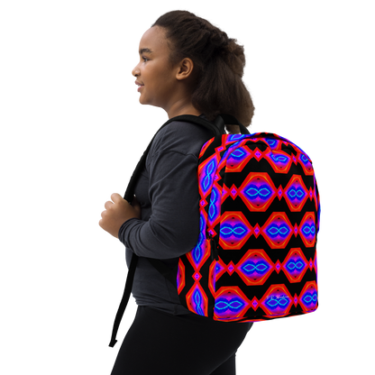 Minimalist Backpack (Neon Honeycomb)