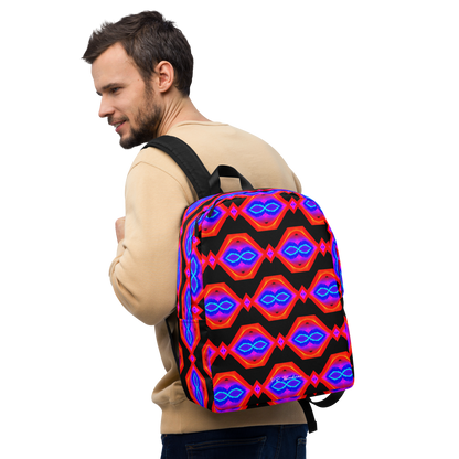 Minimalist Backpack (Neon Honeycomb)