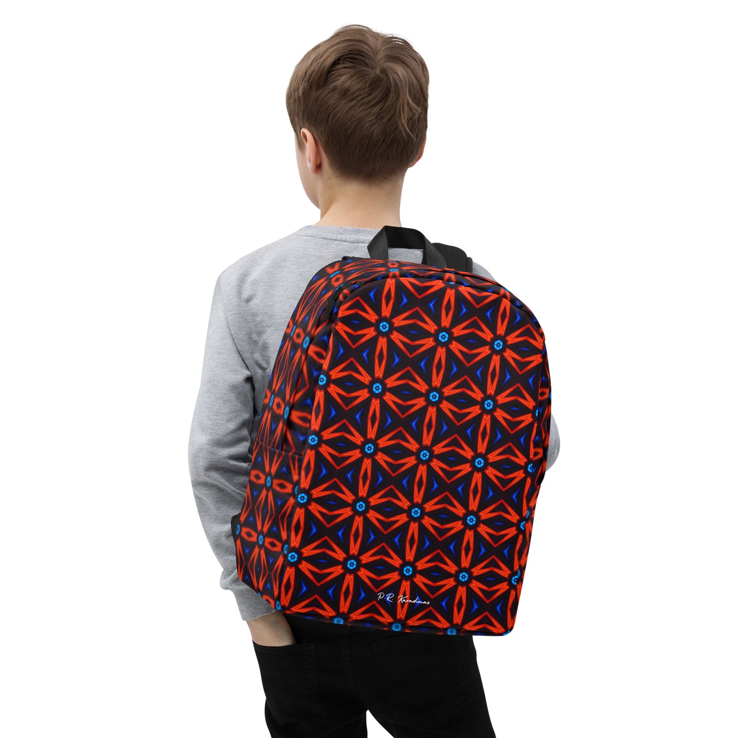 Minimalist Backpack (Red Star)