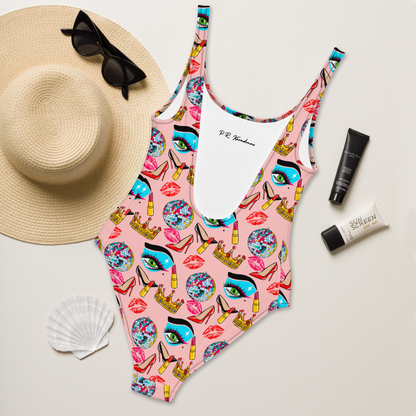 One-Piece Swimsuit (Drag|Pink)