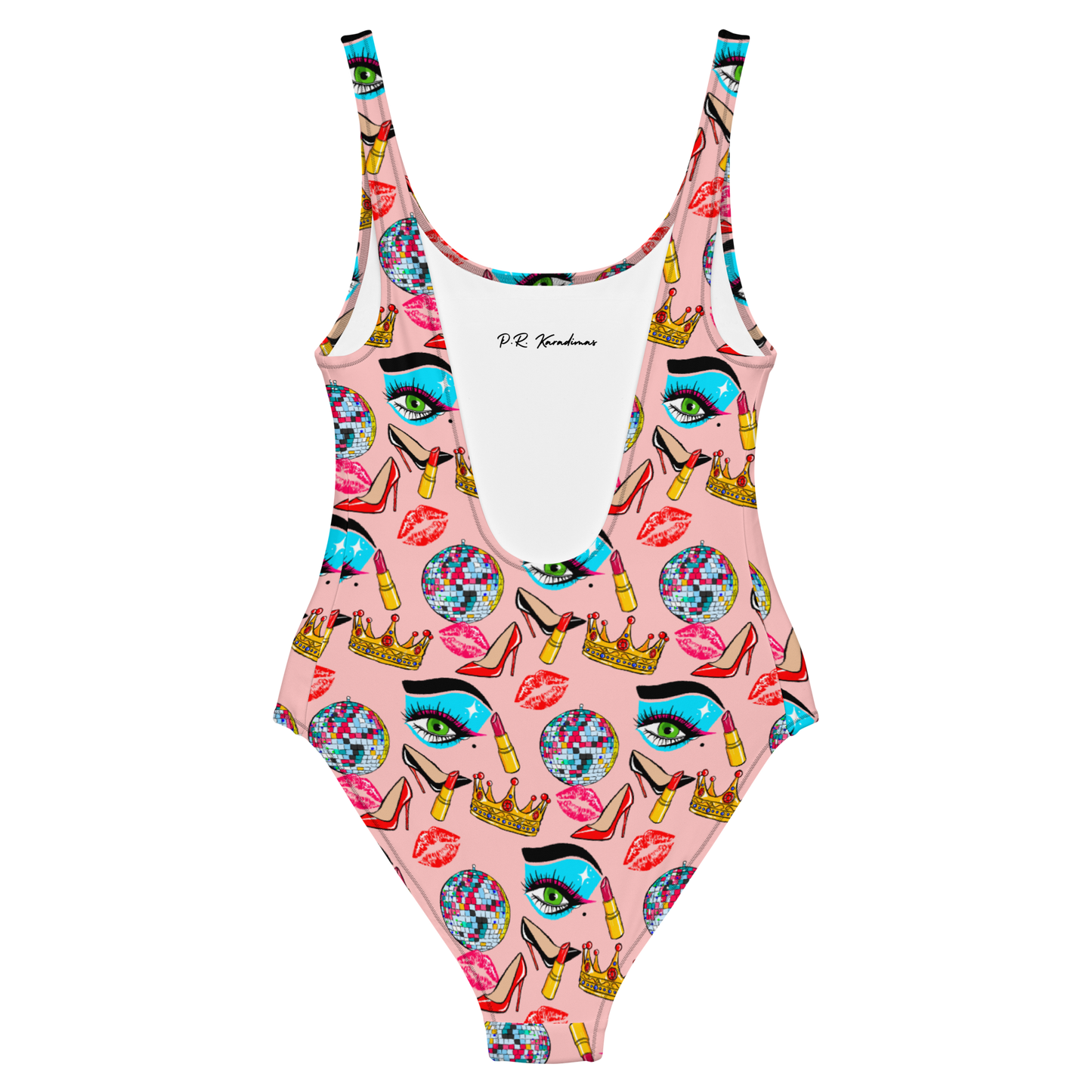 One-Piece Swimsuit (Drag|Pink)