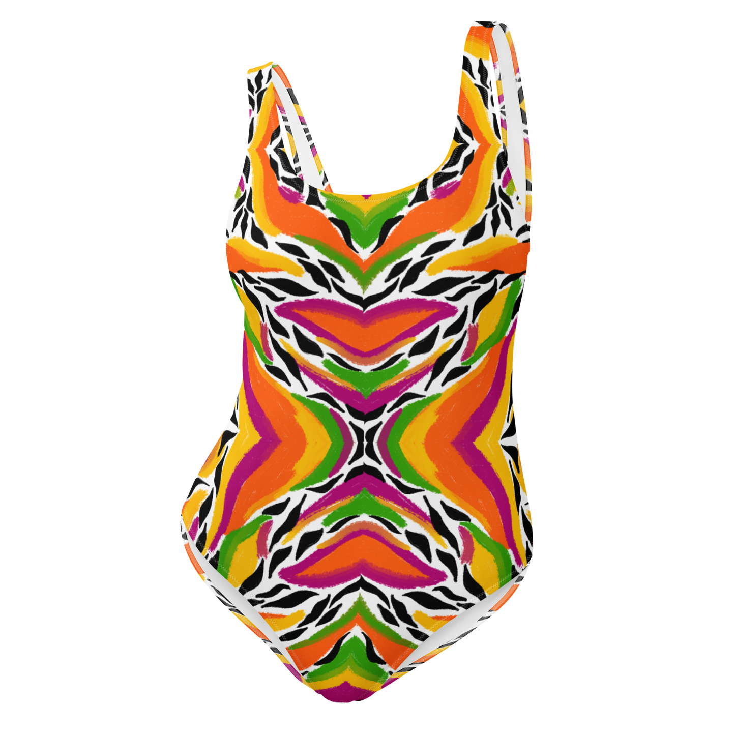 One-Piece Swimsuit (Mango Mosaic)