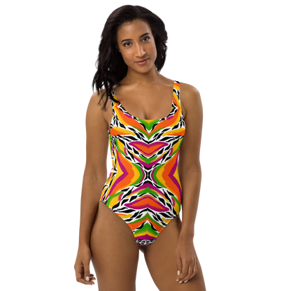 One-Piece Swimsuit (Mango Mosaic)