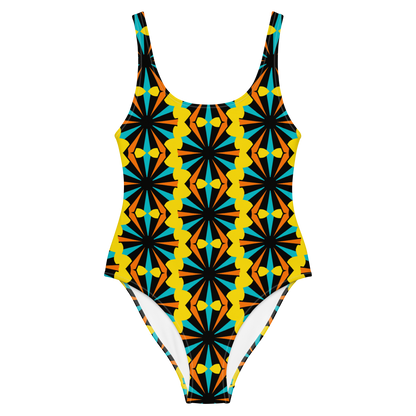 One-Piece Swimsuit (Marigold)