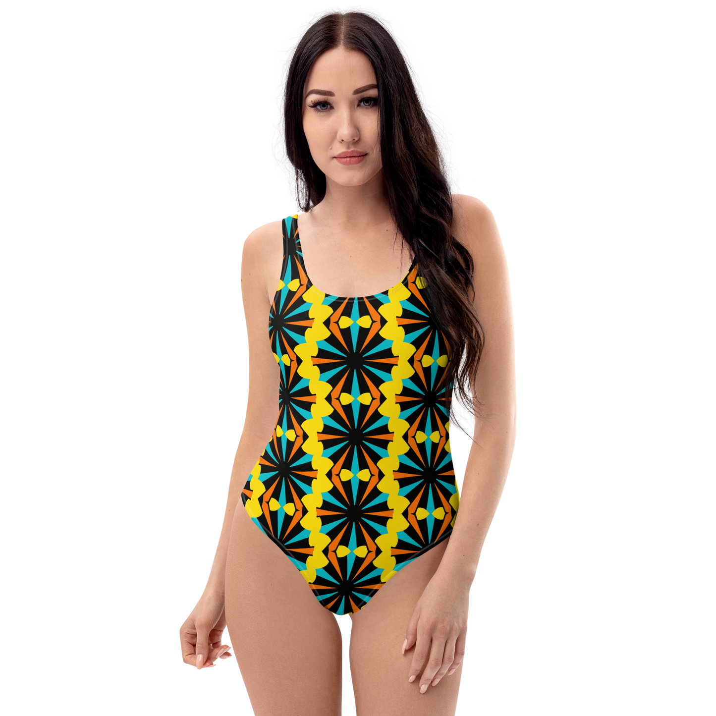 One-Piece Swimsuit (Marigold)