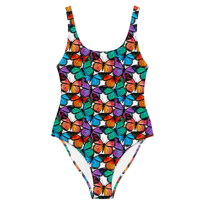 One-Piece Swimsuit (Butterflies)