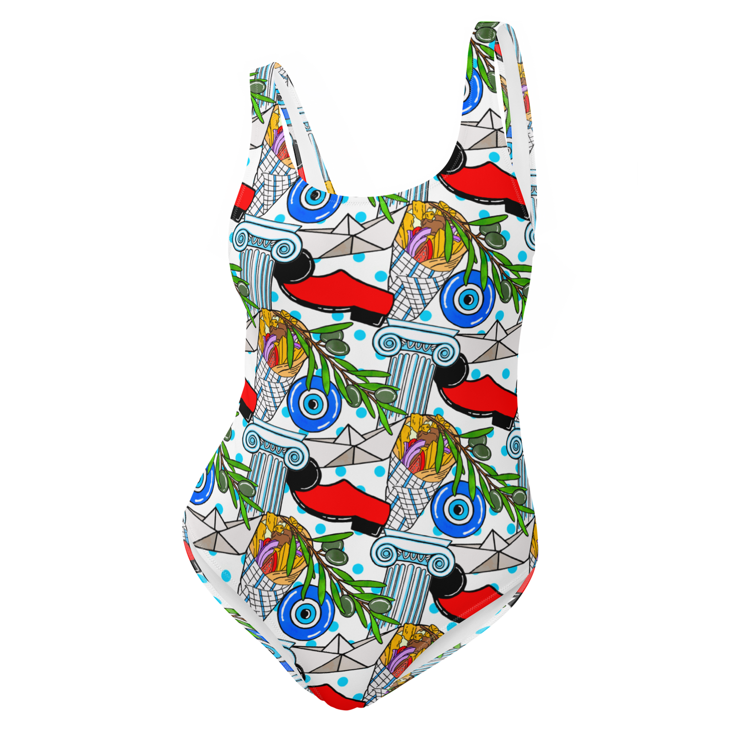 One-Piece Swimsuit (Greek)