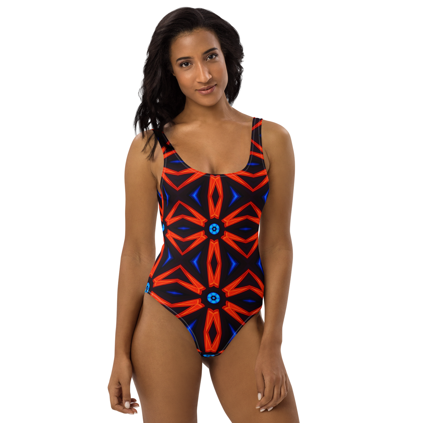 One-Piece Swimsuit (Red Star)