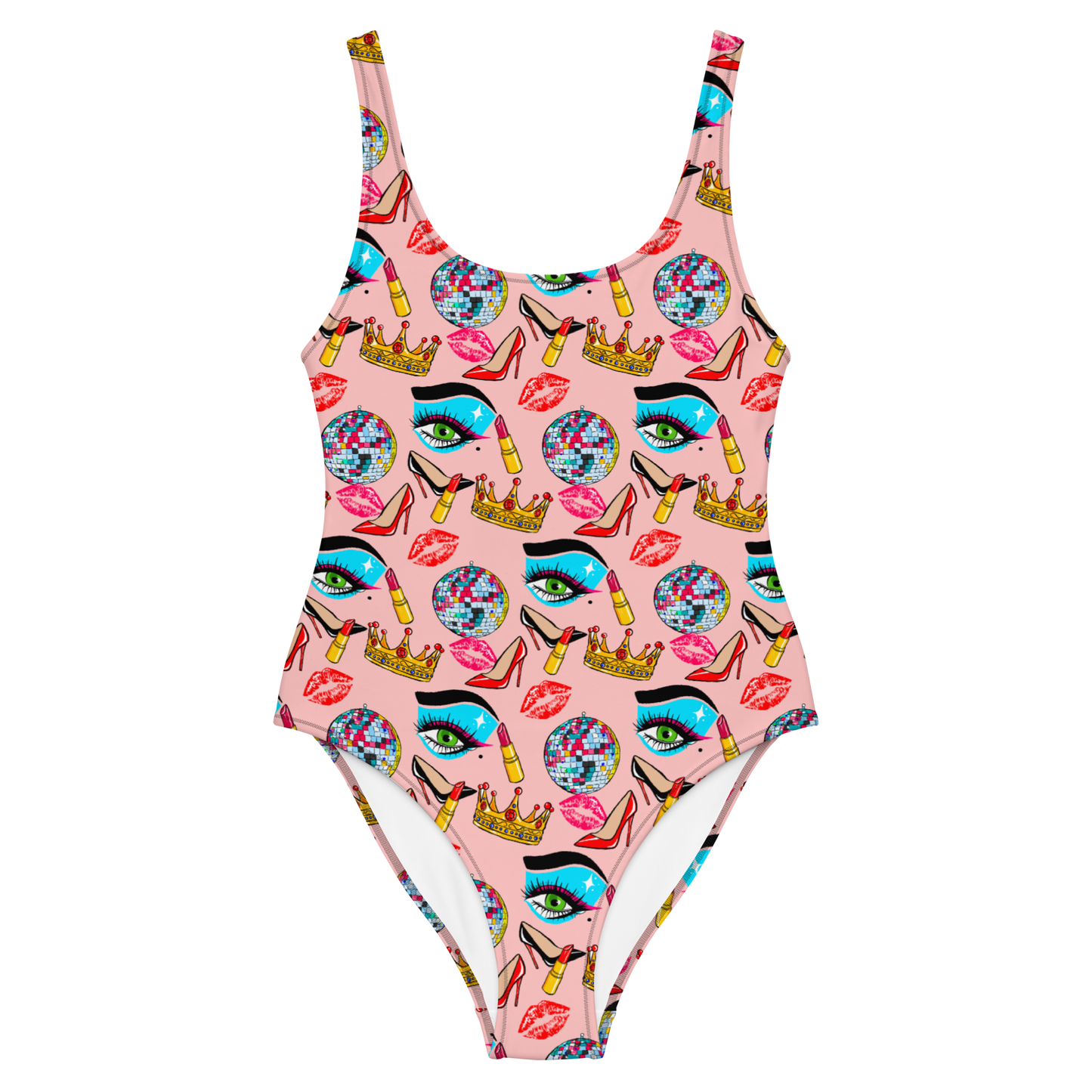 One-Piece Swimsuit (Drag|Pink)