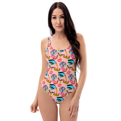 One-Piece Swimsuit (Drag|Pink)