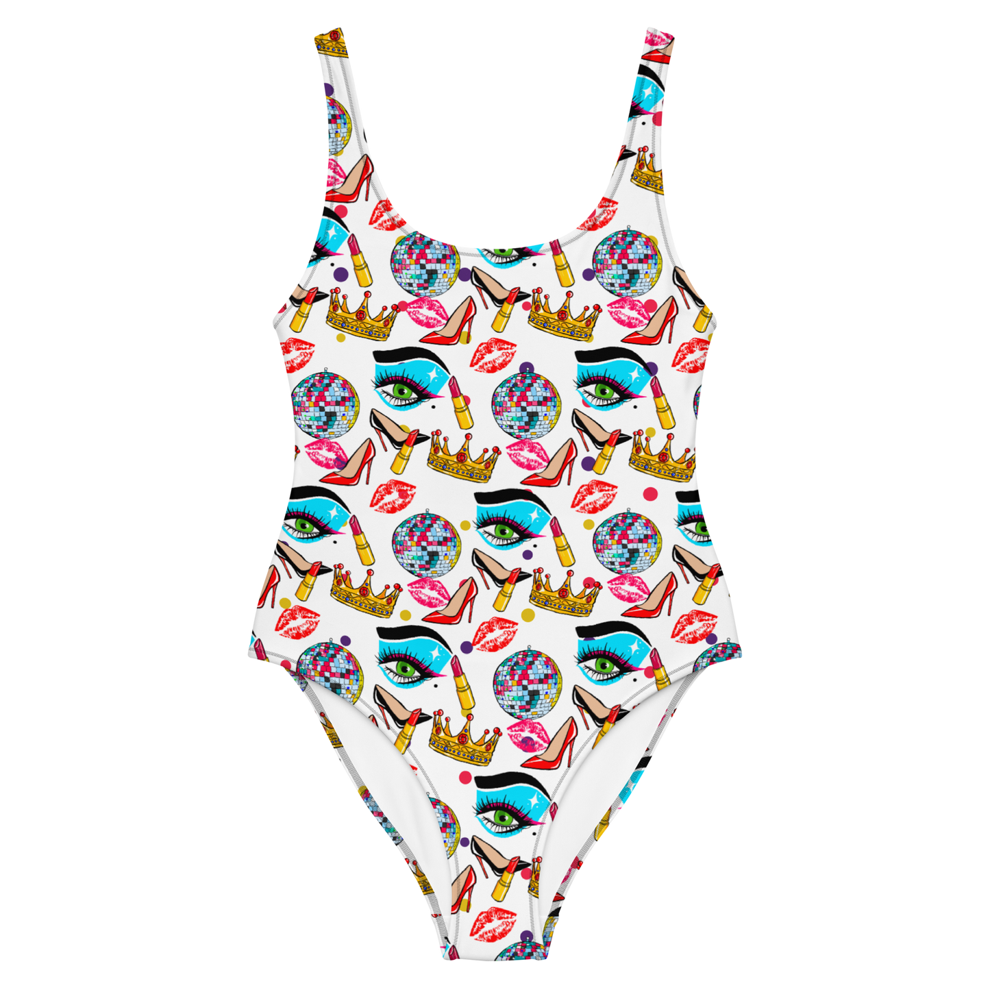 One-Piece Swimsuit (Drag|Polka Dots)