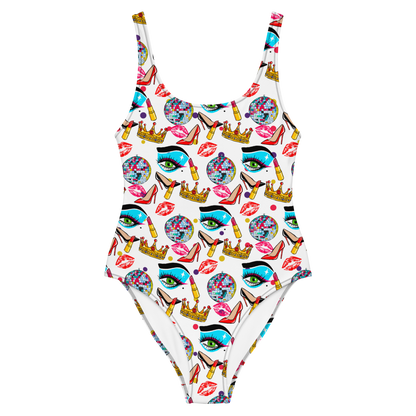 One-Piece Swimsuit (Drag|Polka Dots)