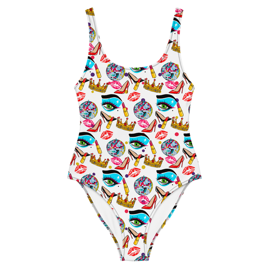 One-Piece Swimsuit (Drag|Polka Dots)