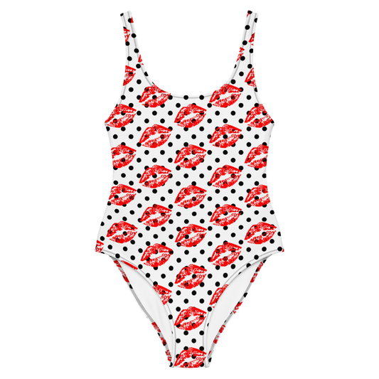 One-Piece Swimsuit (Lips)